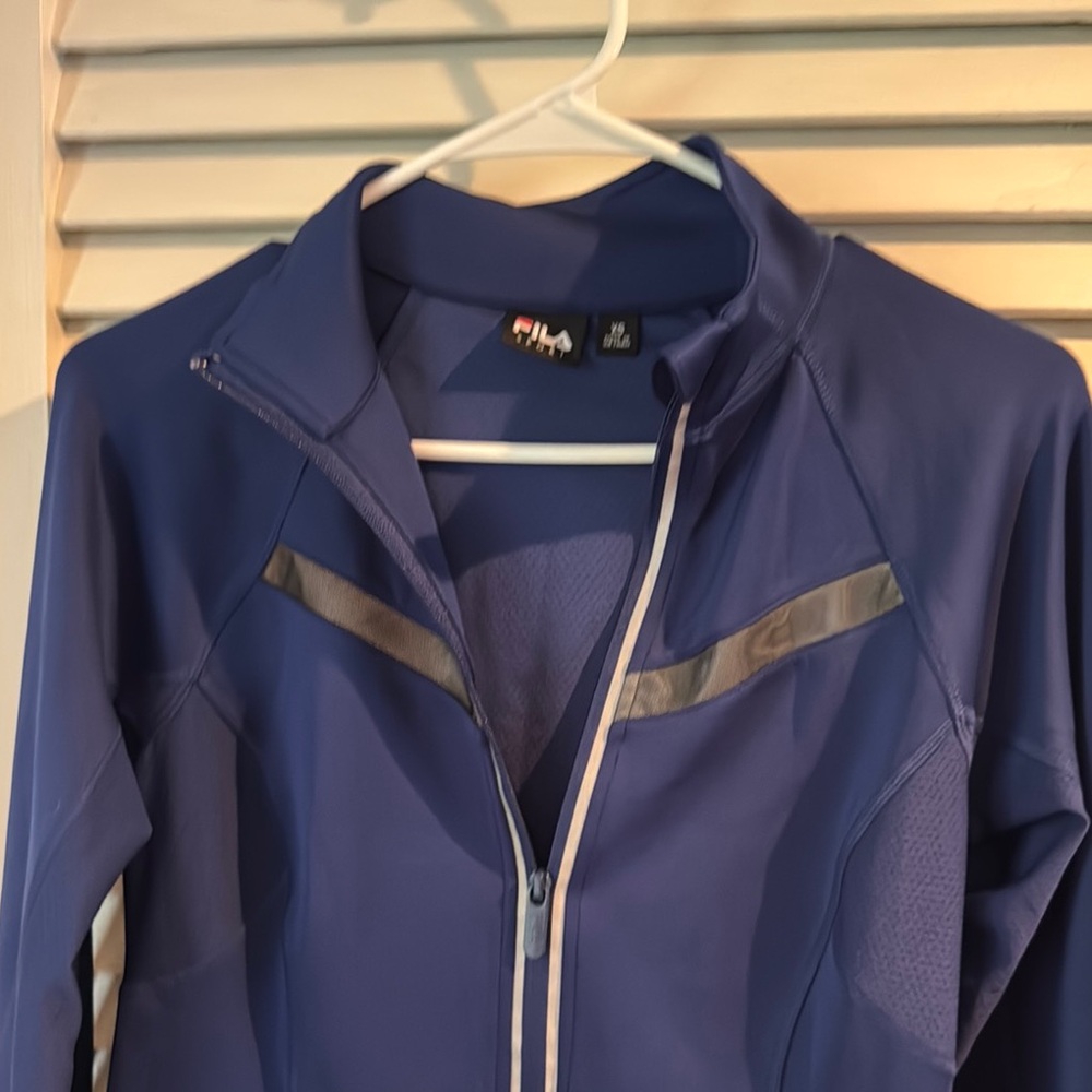 FILA Women's Utility Jacket in Navy - Picture 3 of 5